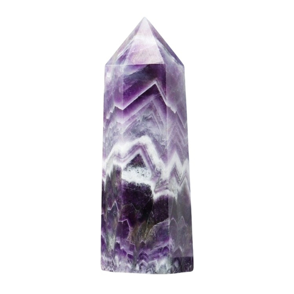 Dream Amethyst Single Pointed Hexagonal Prism Beads Ornament