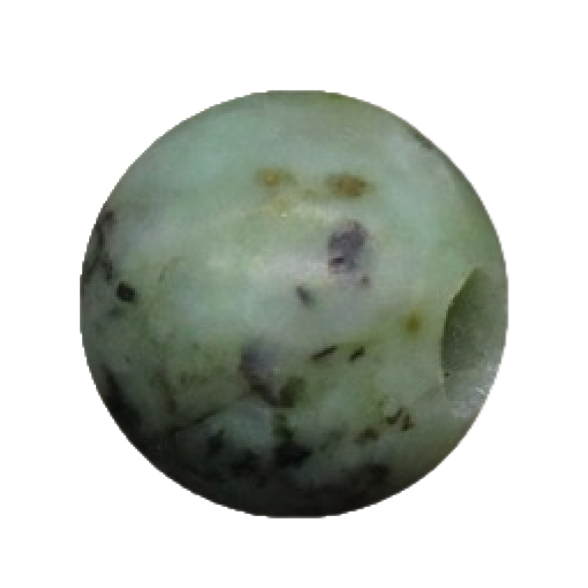 5MM Big Hole Loose 14MM Round Gemstone Beads for Making Jewelry