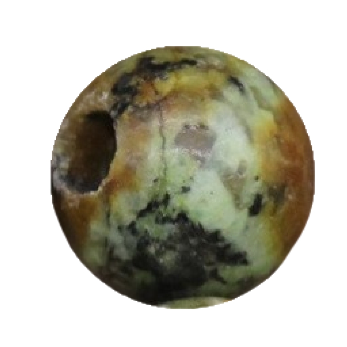 3MM Big Hole Loose 8MM Round Gemstone Beads for Making Jewelry
