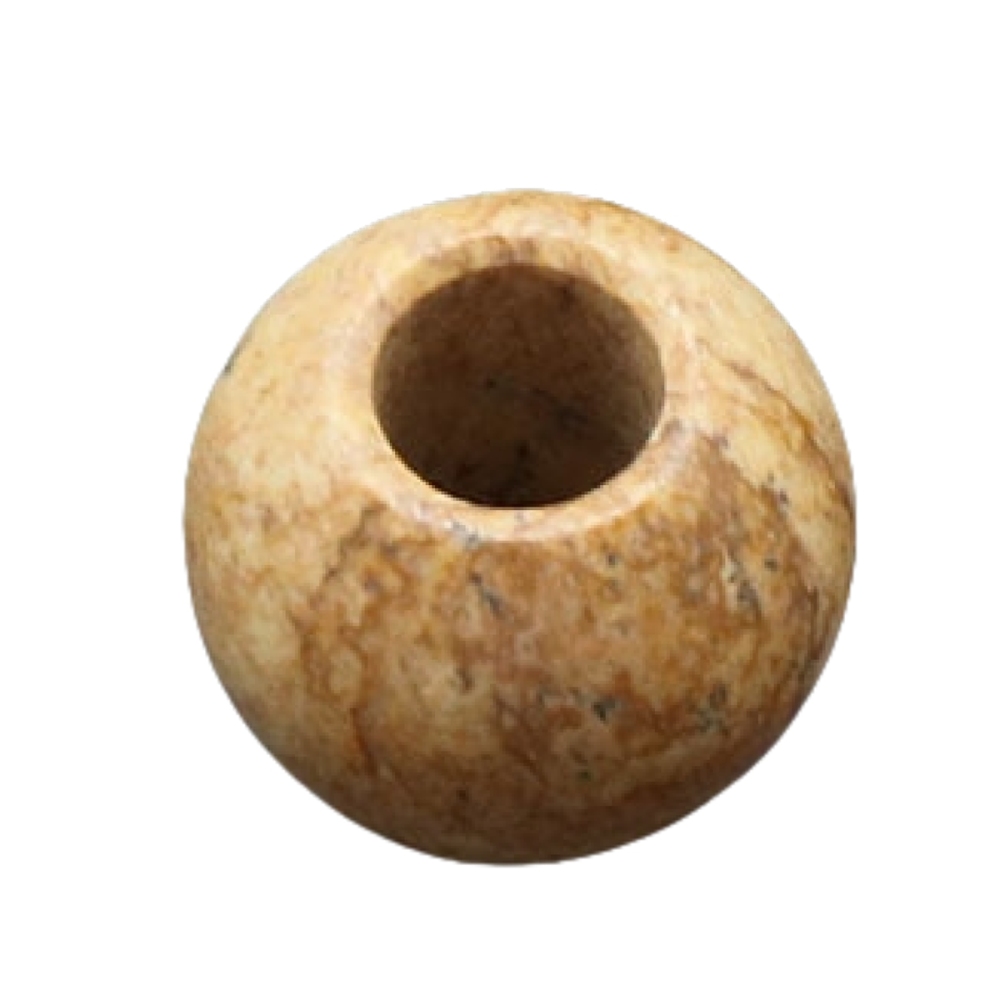 5MM Big Hole Loose 14MM Round Gemstone Beads for Making Jewelry