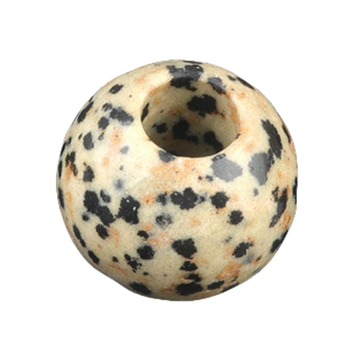 5MM Big Hole Loose 14MM Round Gemstone Beads for Making Jewelry