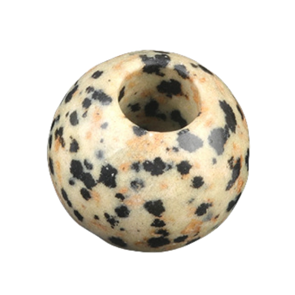 5MM Big Hole Loose 14MM Round Gemstone Beads for Making Jewelry