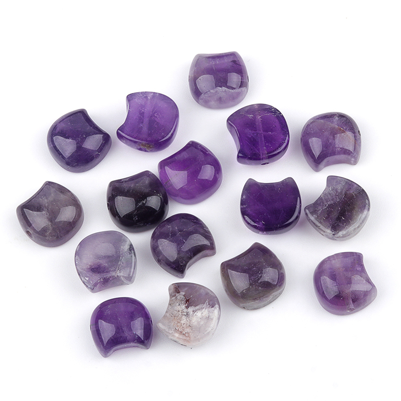 16MM Cat Head (No Face) Stone Beads Drilled 1.5MM Side Hole For DIY Making Jewelry
