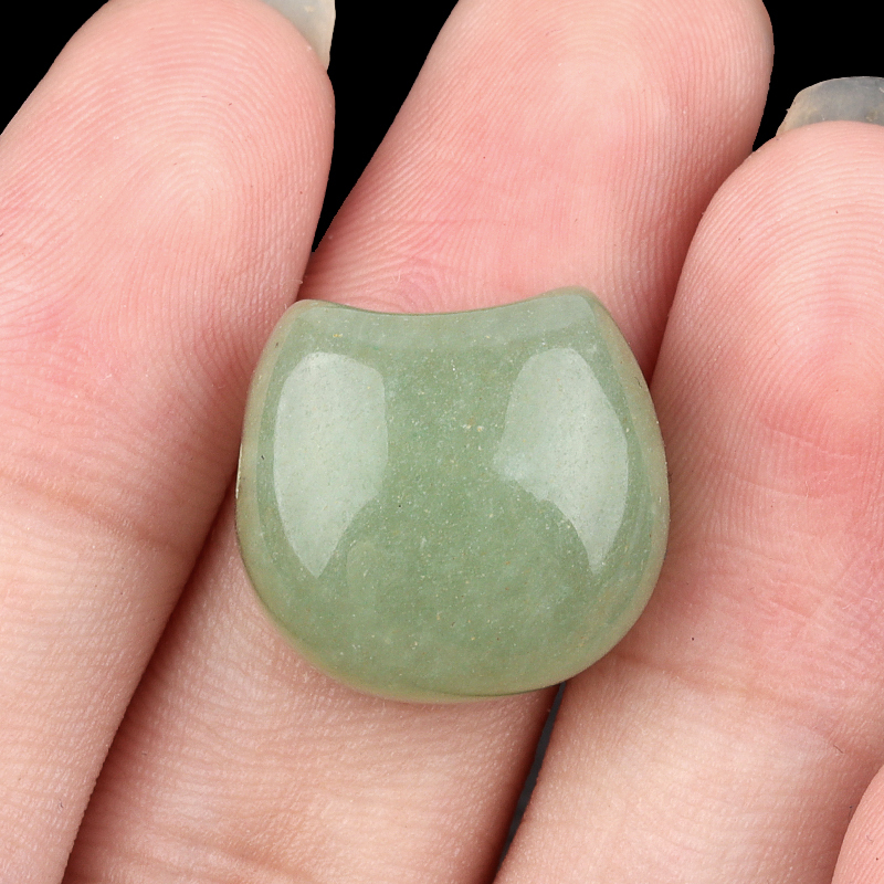 16MM Cat Head (No Face) Stone Beads Drilled 1.5MM Side Hole For DIY Making Jewelry
