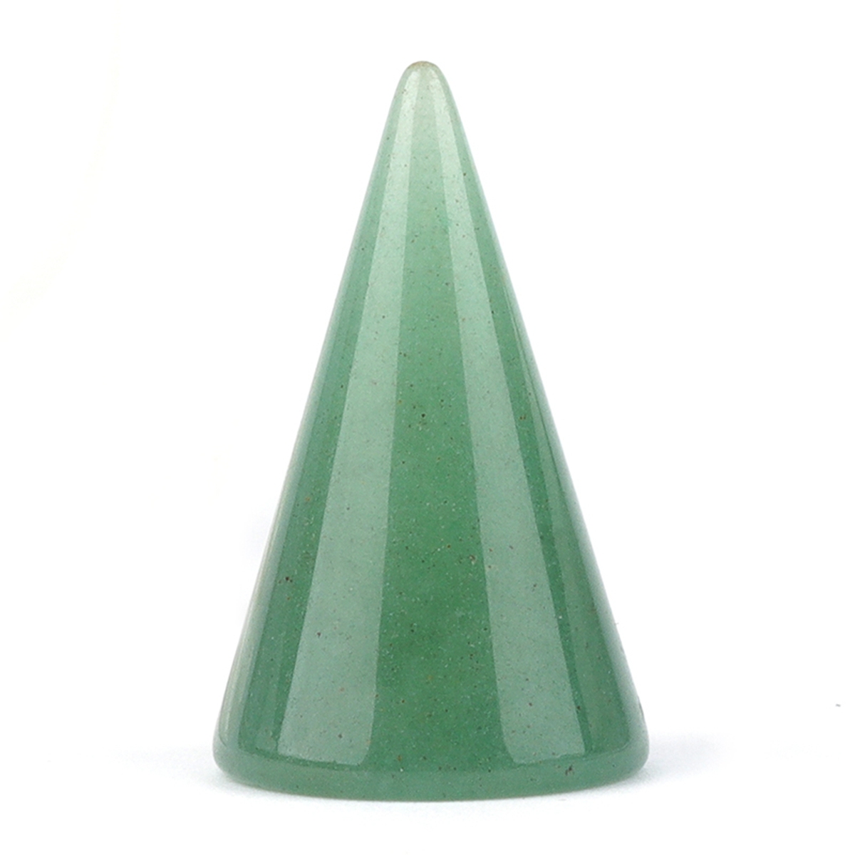 Gemstone Ring Holder Tower (D25X40MM) Stone Jewelry Display Stand Point Cone Decorative Wedding Storage