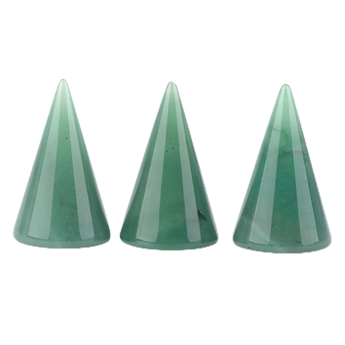 Gemstone Ring Holder Tower (D25X40MM) Stone Jewelry Display Stand Point Cone Decorative Wedding Storage