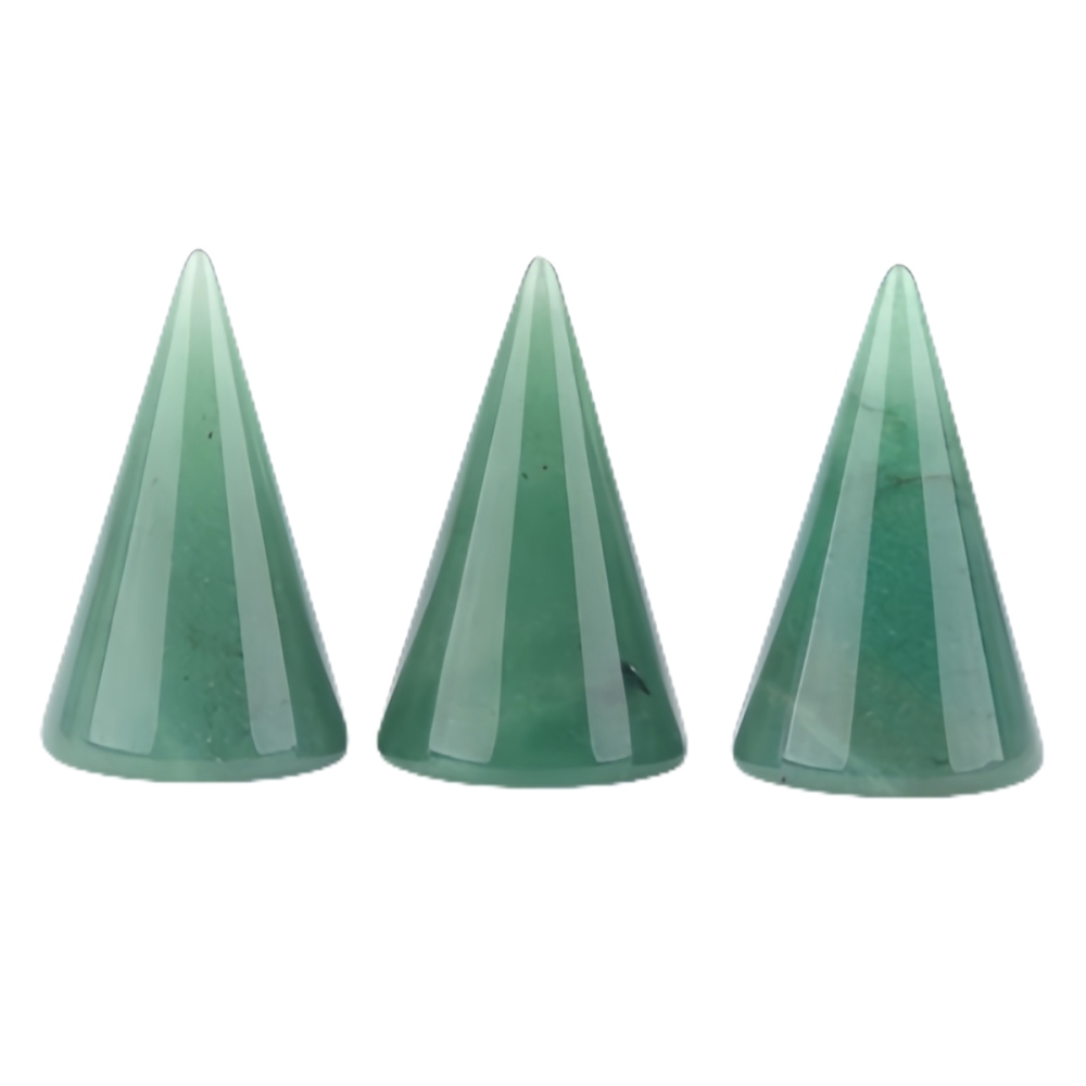 Gemstone Ring Holder Tower (D25X40MM) Stone Jewelry Display Stand Point Cone Decorative Wedding Storage
