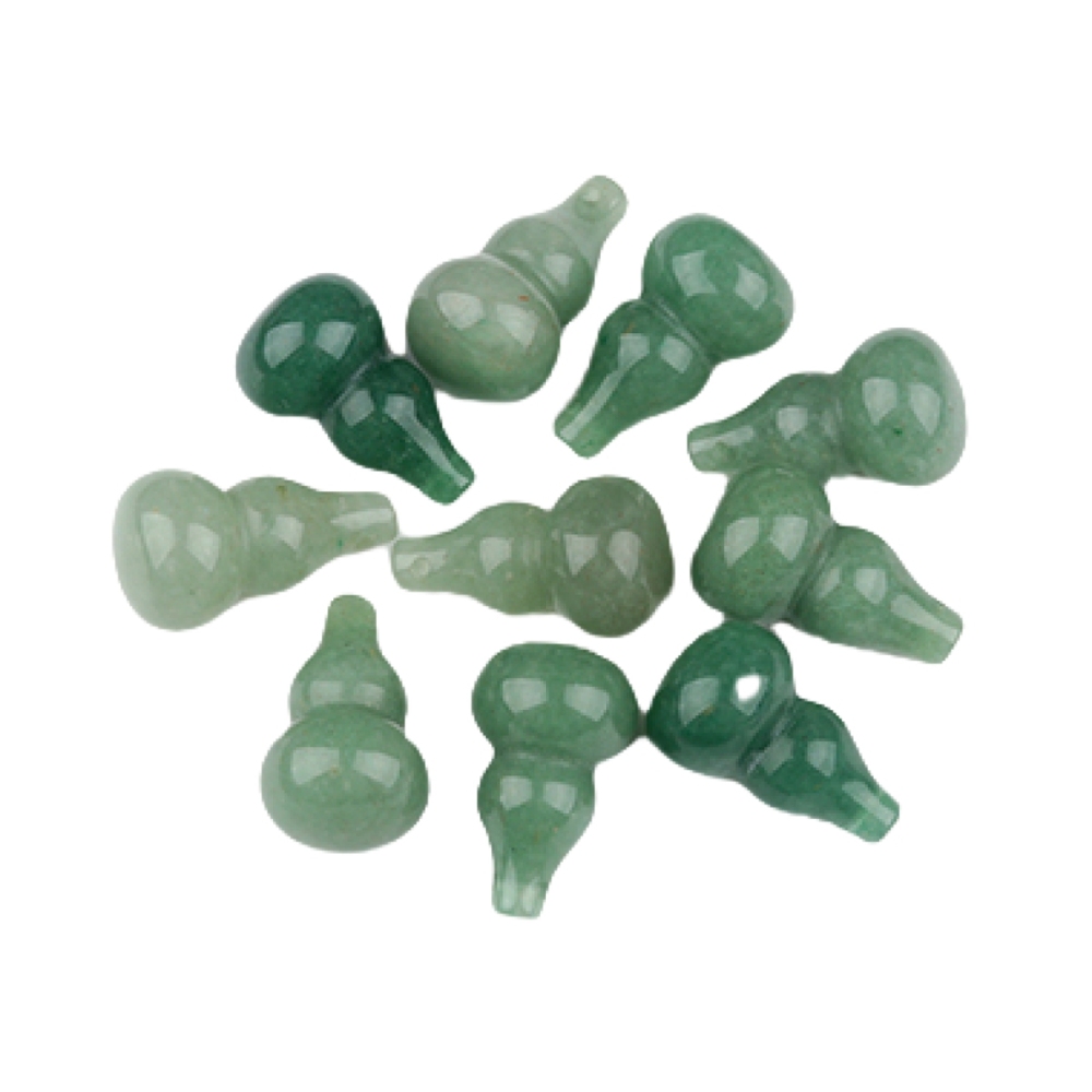 18x30MM Handmade Carved Mini Gourd Stone Pendant for Making Jewelry