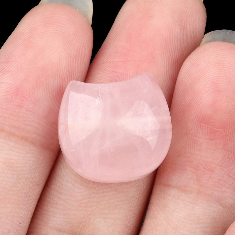 16MM Cat Head (No Face) Stone Beads Drilled 1.5MM Side Hole For DIY Making Jewelry