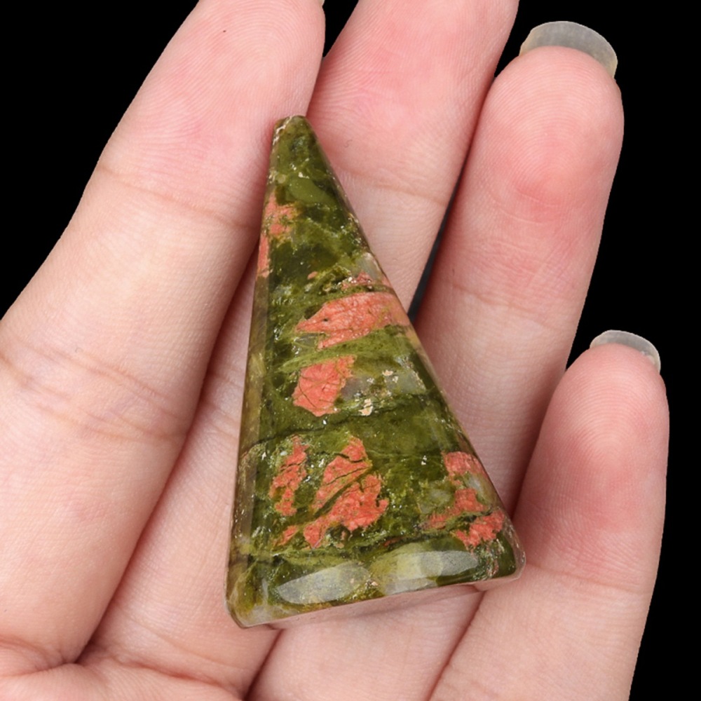 Gemstone Ring Holder Tower (D25X40MM) Stone Jewelry Display Stand Point Cone Decorative Wedding Storage