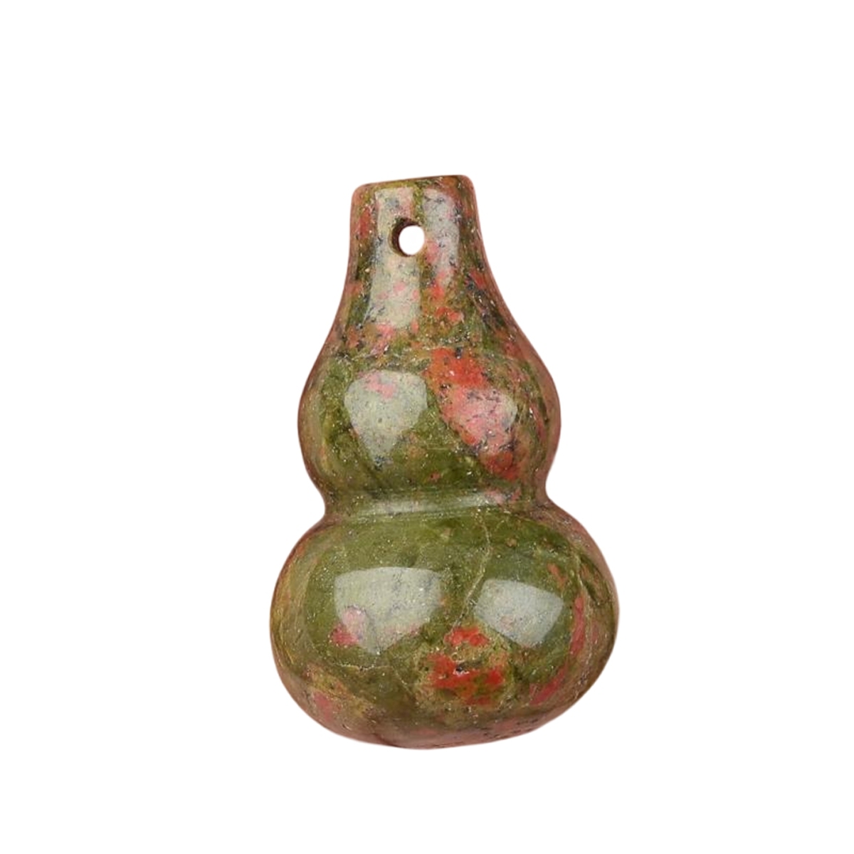 18x30MM Handmade Carved Mini Gourd Stone Pendant for Making Jewelry