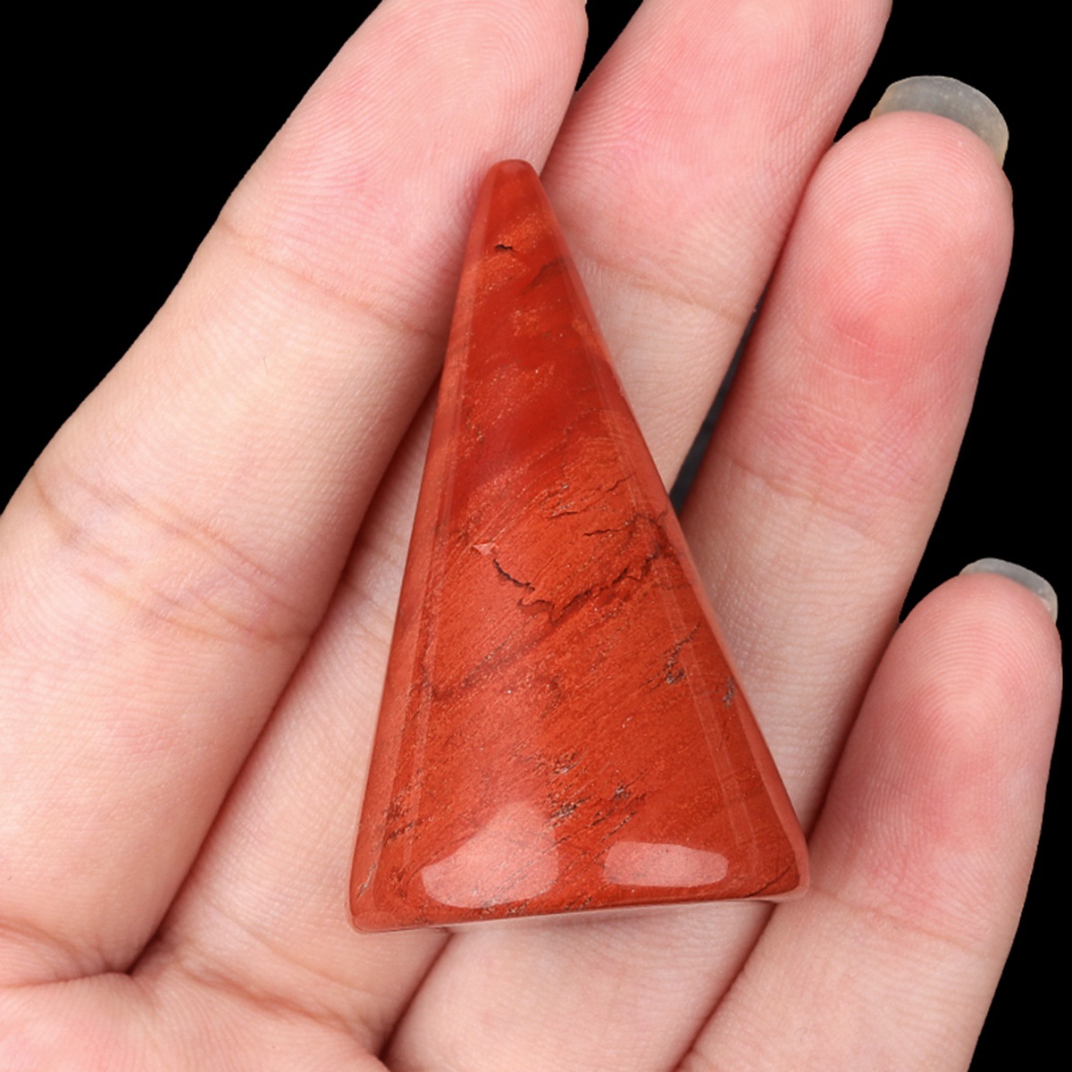 Gemstone Ring Holder Tower (D25X40MM) Stone Jewelry Display Stand Point Cone Decorative Wedding Storage