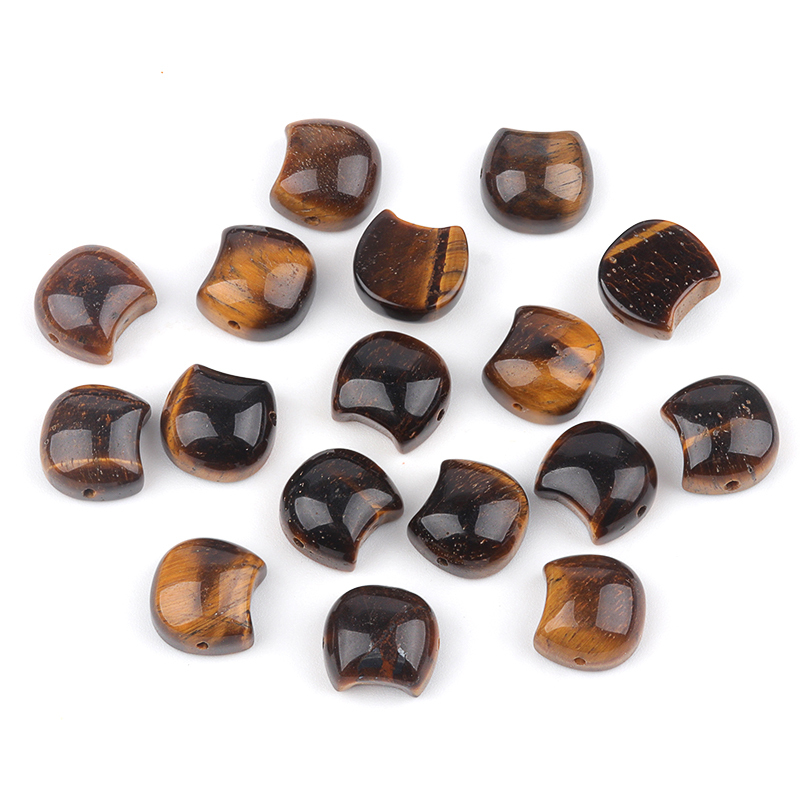 16MM Cat Head (No Face) Stone Beads Drilled 1.5MM Side Hole For DIY Making Jewelry