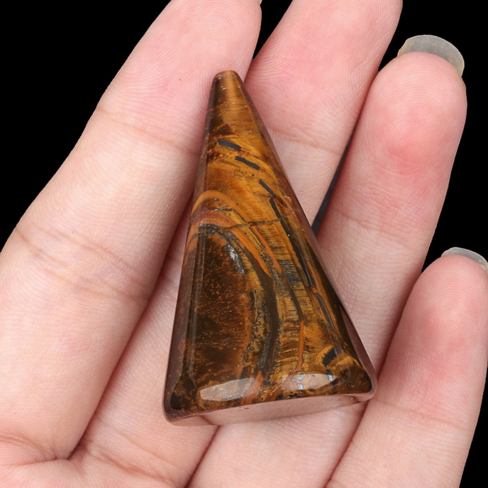 Gemstone Ring Holder Tower (D25X40MM) Stone Jewelry Display Stand Point Cone Decorative Wedding Storage