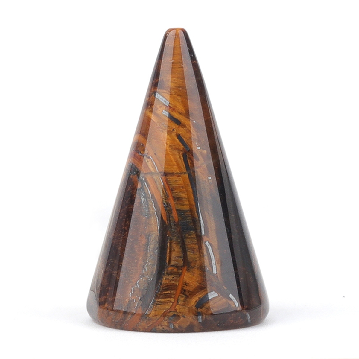 Gemstone Ring Holder Tower (D25X40MM) Stone Jewelry Display Stand Point Cone Decorative Wedding Storage