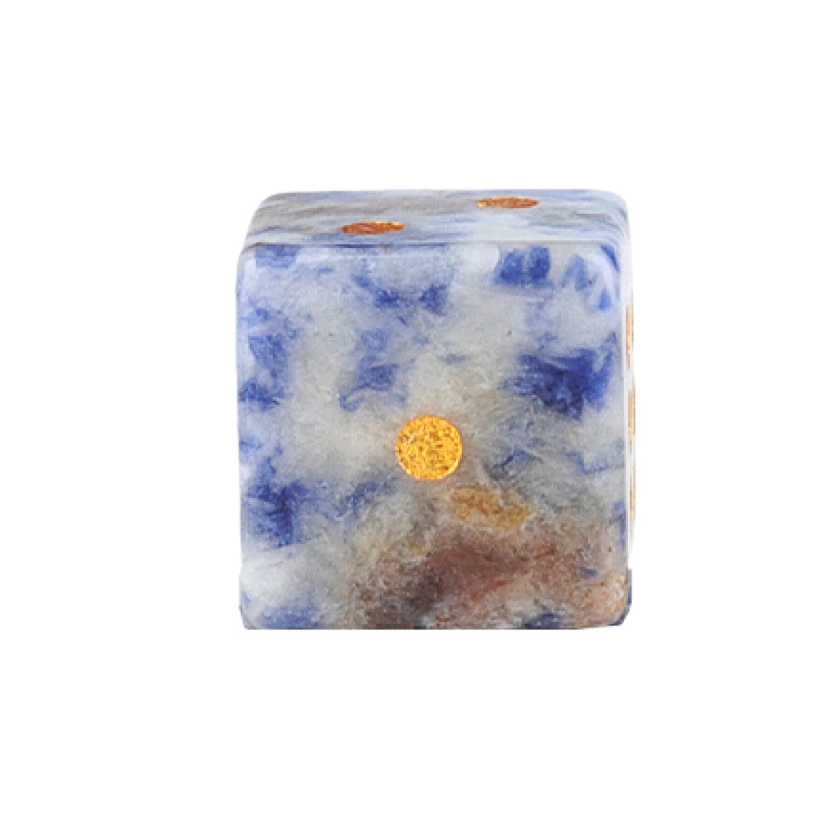 Hand Carved 16mm Gemstone Dices for Game Royal Play SP1099G Natural Stone Crystal Cube Beads