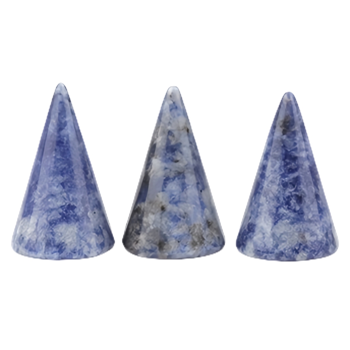 Gemstone Ring Holder Tower (D25X40MM) Stone Jewelry Display Stand Point Cone Decorative Wedding Storage