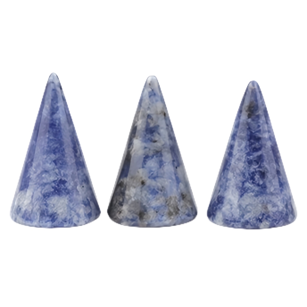 Gemstone Ring Holder Tower (D25X40MM) Stone Jewelry Display Stand Point Cone Decorative Wedding Storage