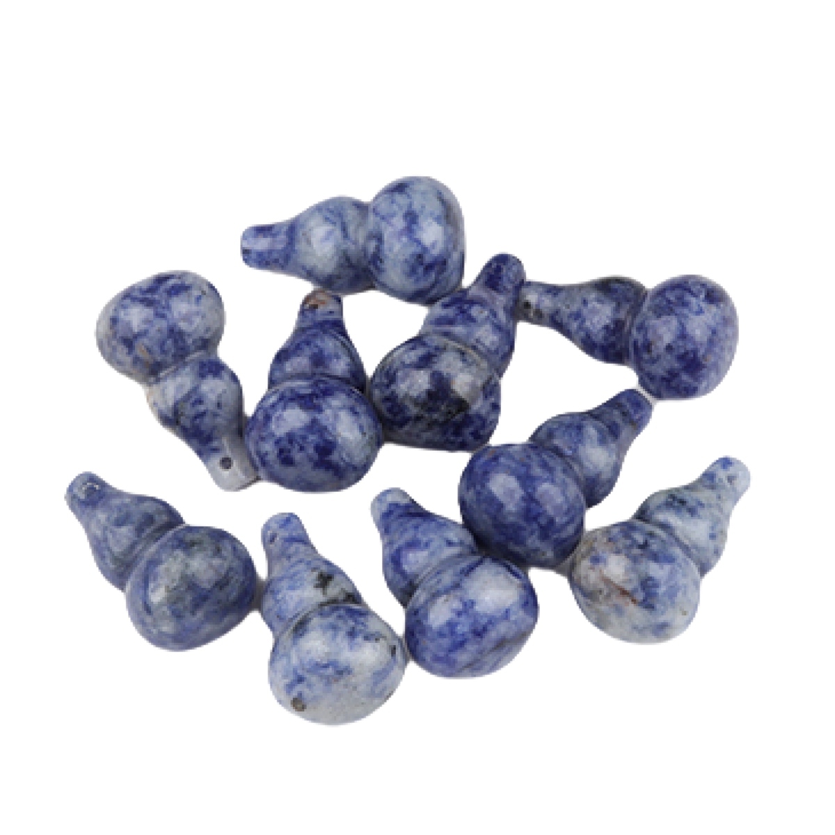 18x30MM Handmade Carved Mini Gourd Stone Pendant for Making Jewelry