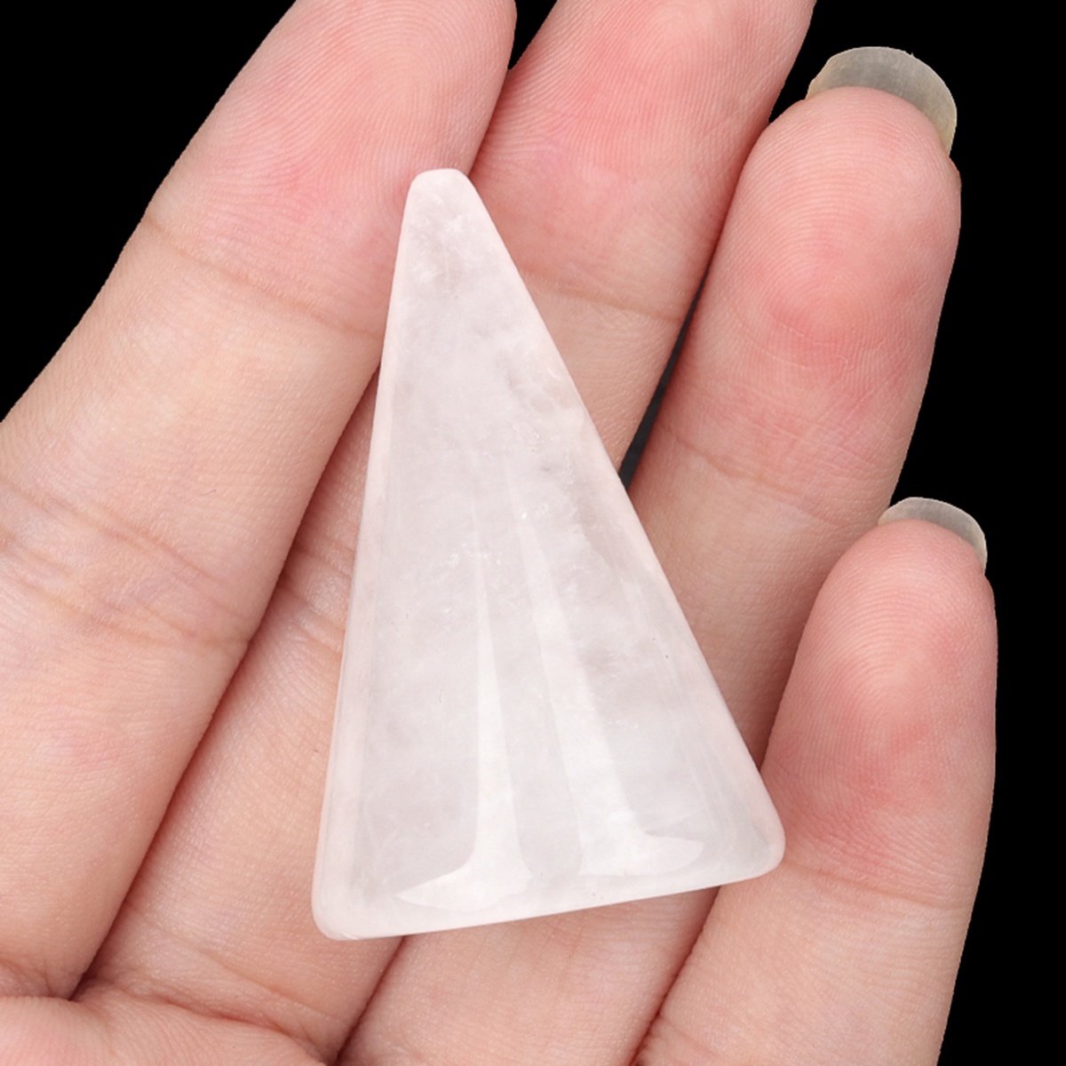 Gemstone Ring Holder Tower (D25X40MM) Stone Jewelry Display Stand Point Cone Decorative Wedding Storage