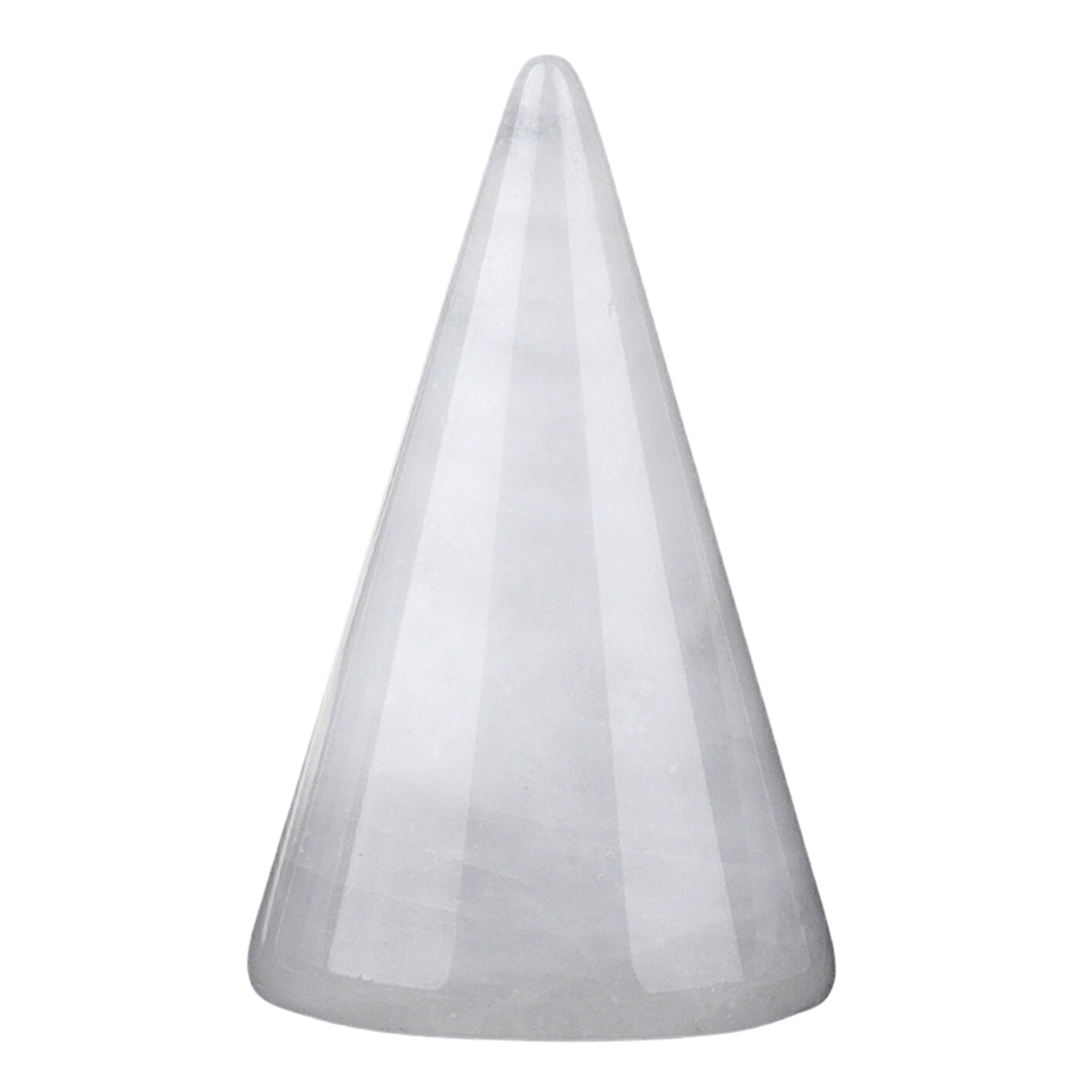 Gemstone Ring Holder Tower (D25X40MM) Stone Jewelry Display Stand Point Cone Decorative Wedding Storage