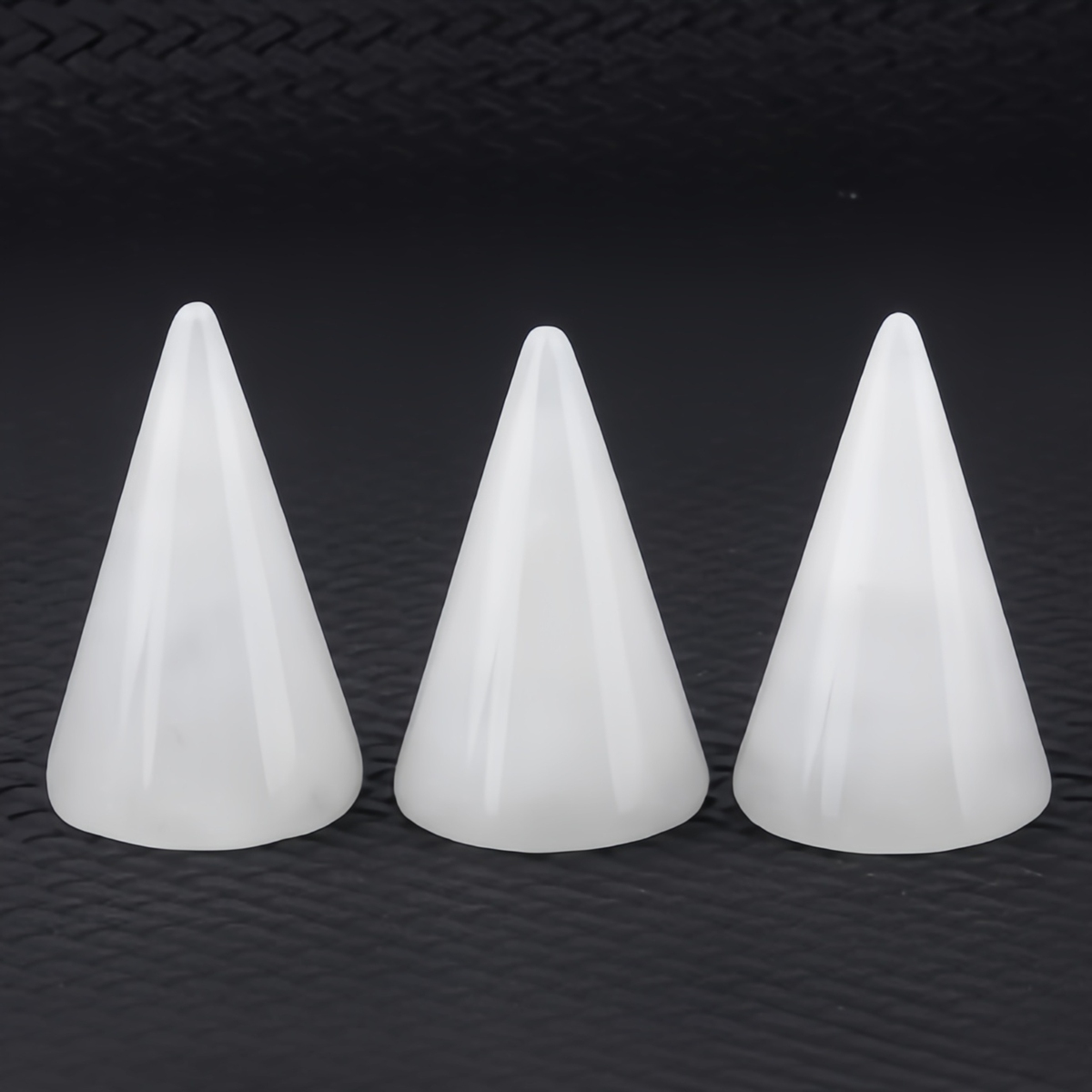 Gemstone Ring Holder Tower (D25X40MM) Stone Jewelry Display Stand Point Cone Decorative Wedding Storage