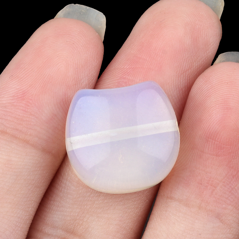 16MM Cat Head (No Face) Stone Beads Drilled 1.5MM Side Hole For DIY Making Jewelry