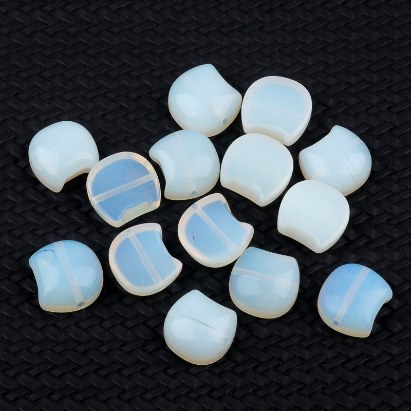 16MM Cat Head (No Face) Stone Beads Drilled 1.5MM Side Hole For DIY Making Jewelry