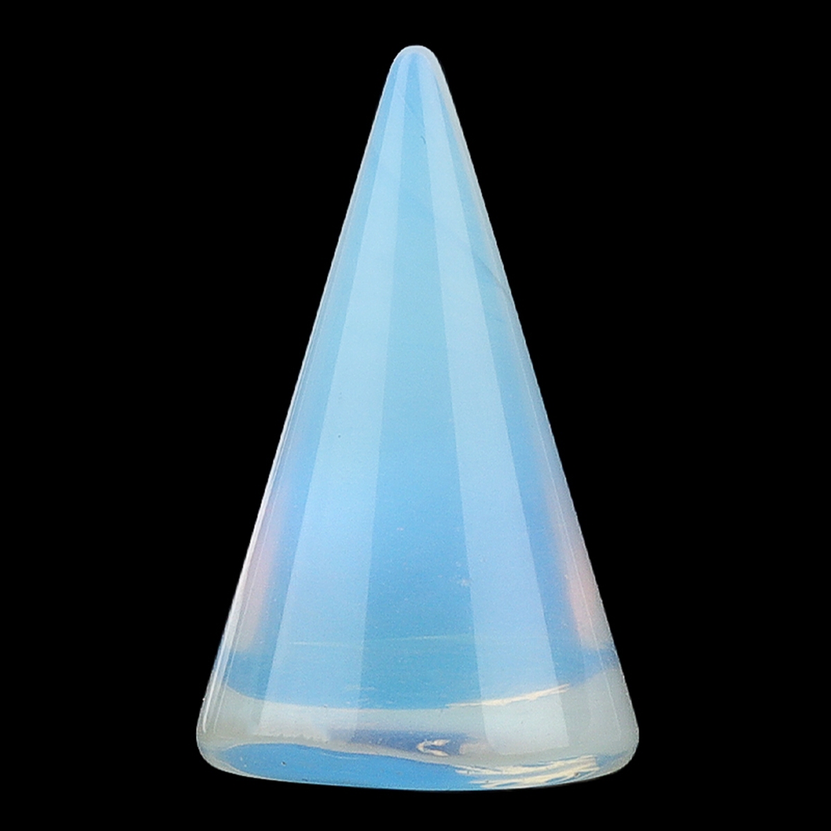 Gemstone Ring Holder Tower (D25X40MM) Stone Jewelry Display Stand Point Cone Decorative Wedding Storage