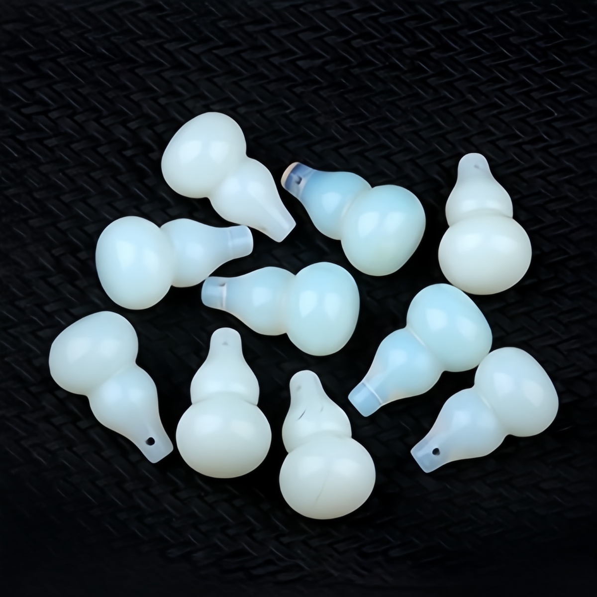 18x30MM Handmade Carved Mini Gourd Stone Pendant for Making Jewelry