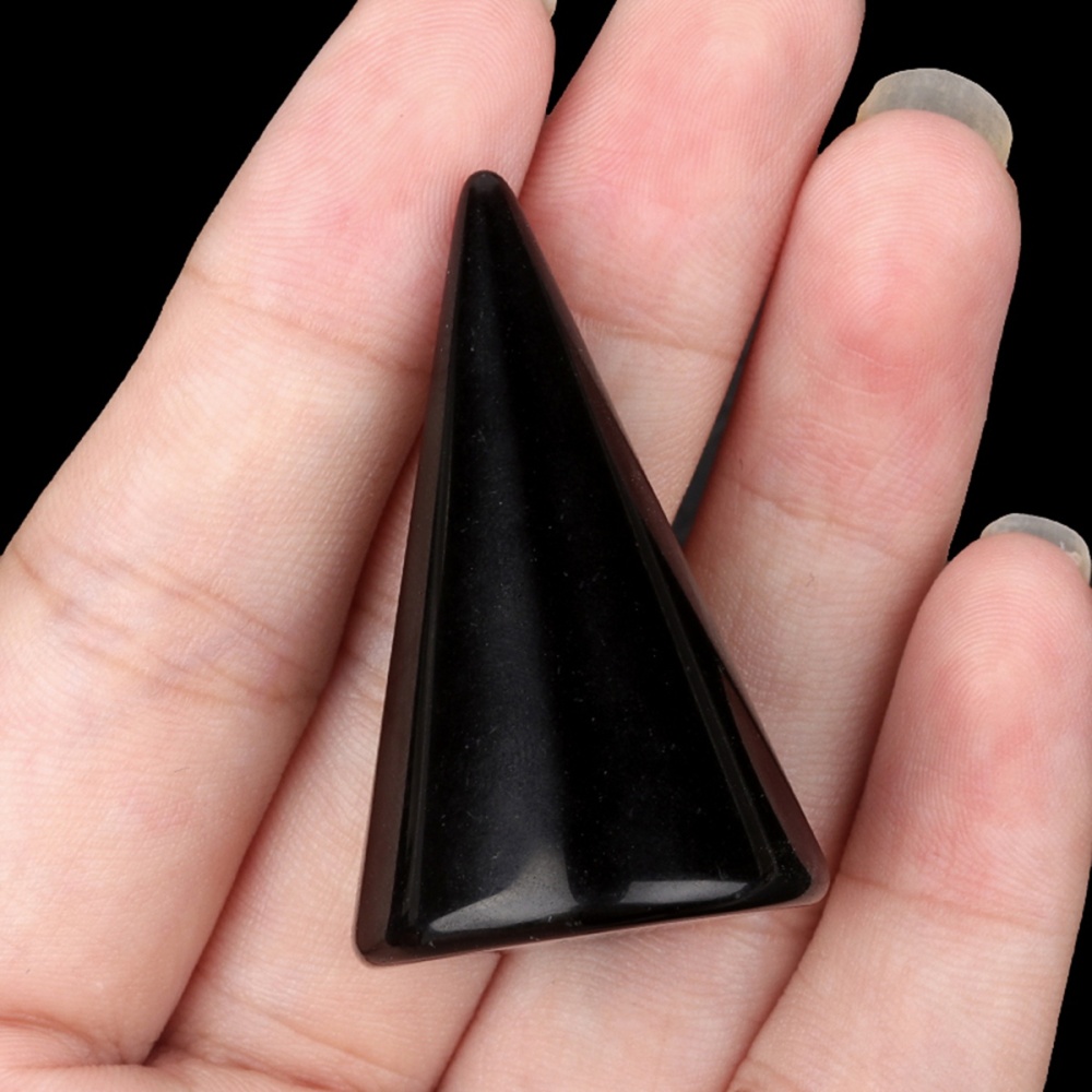 Gemstone Ring Holder Tower (D25X40MM) Stone Jewelry Display Stand Point Cone Decorative Wedding Storage