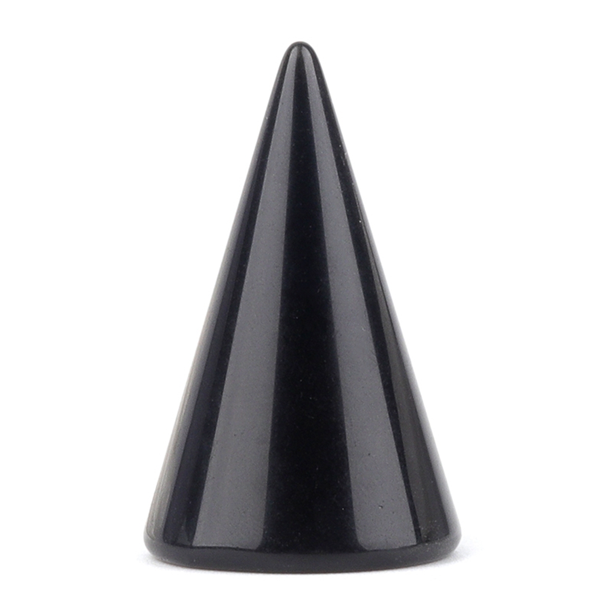 Gemstone Ring Holder Tower (D25X40MM) Stone Jewelry Display Stand Point Cone Decorative Wedding Storage