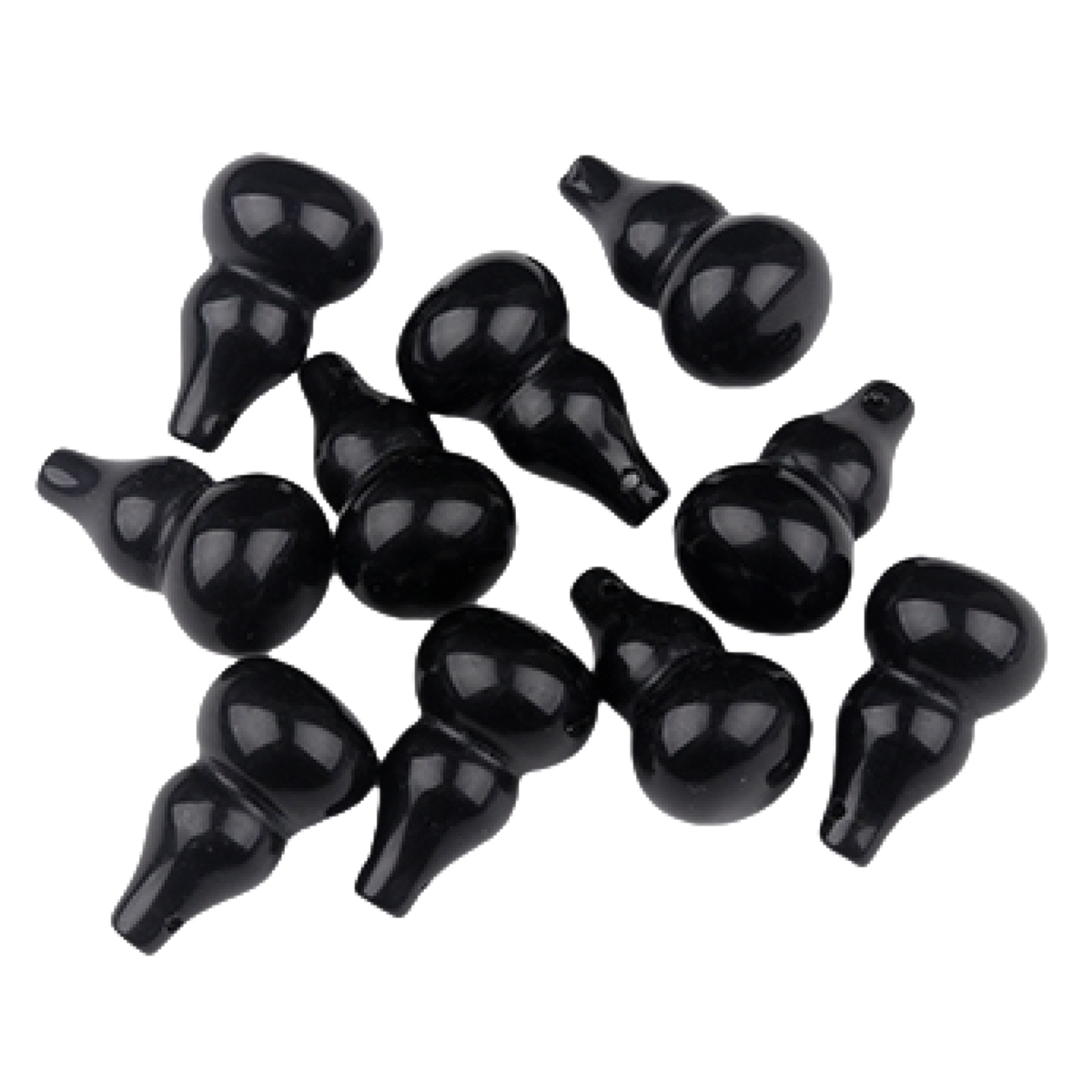 18x30MM Handmade Carved Mini Gourd Stone Pendant for Making Jewelry