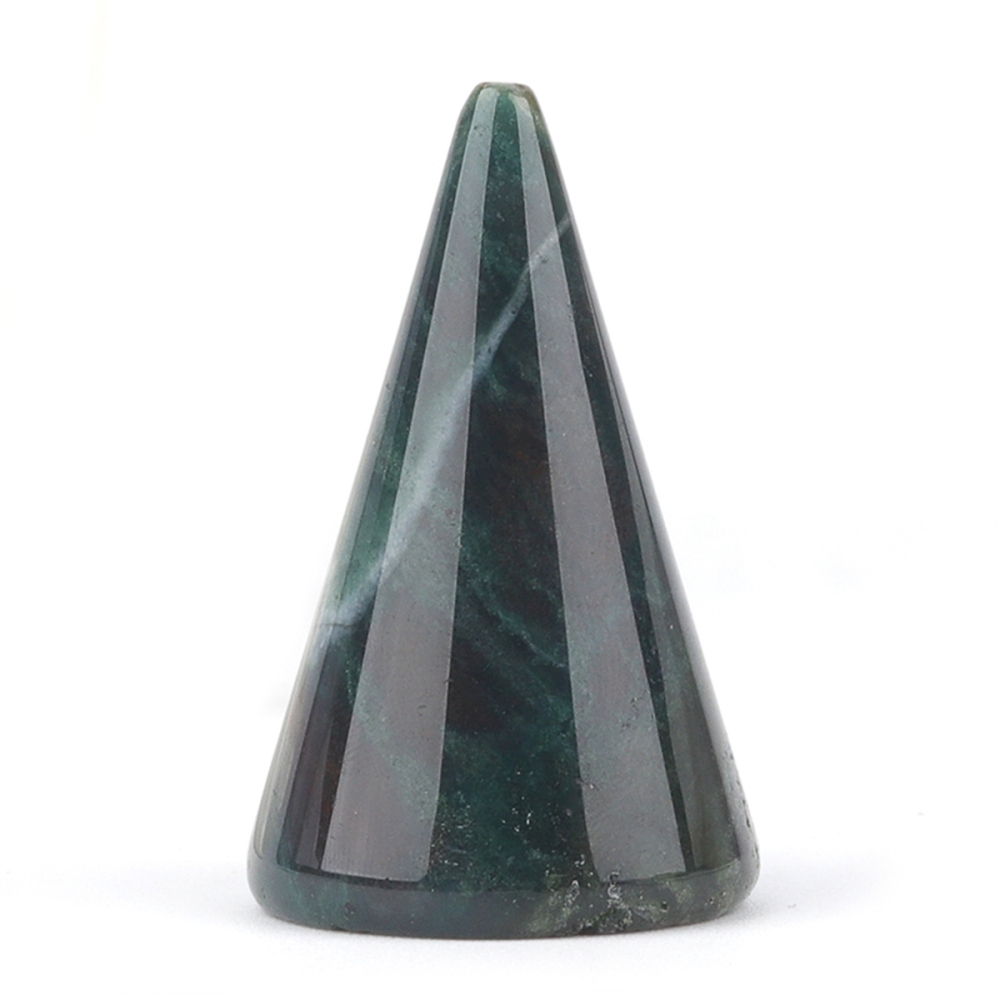 Gemstone Ring Holder Tower (D25X40MM) Stone Jewelry Display Stand Point Cone Decorative Wedding Storage