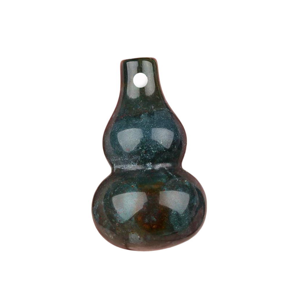 18x30MM Handmade Carved Mini Gourd Stone Pendant for Making Jewelry