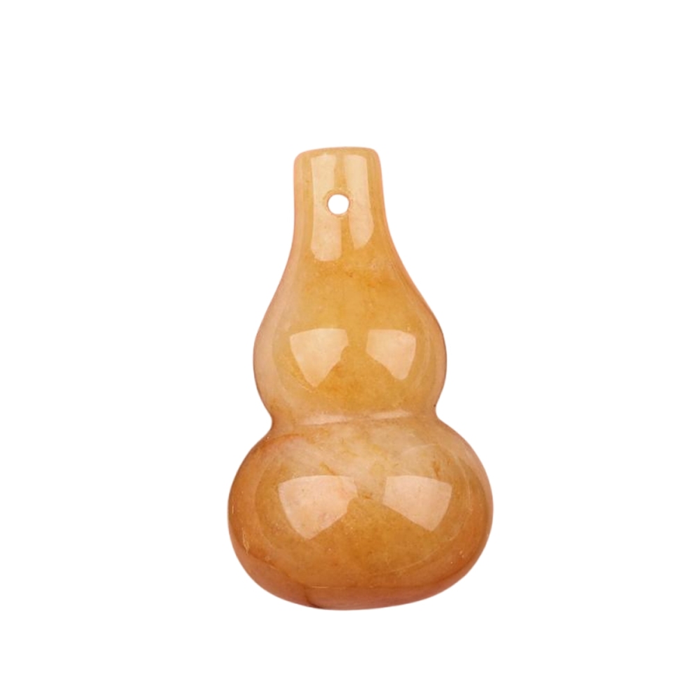 18x30MM Handmade Carved Mini Gourd Stone Pendant for Making Jewelry