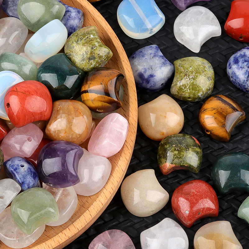 16MM Cat Head (No Face) Stone Beads Drilled 1.5MM Side Hole For DIY Making Jewelry