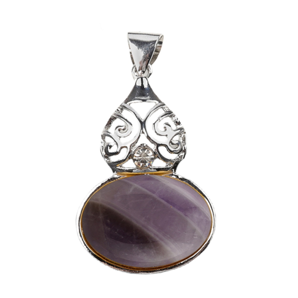Silver Gourd Shape Stone Pendant for Making Jewelry 18X25MM Gemstone Cabs