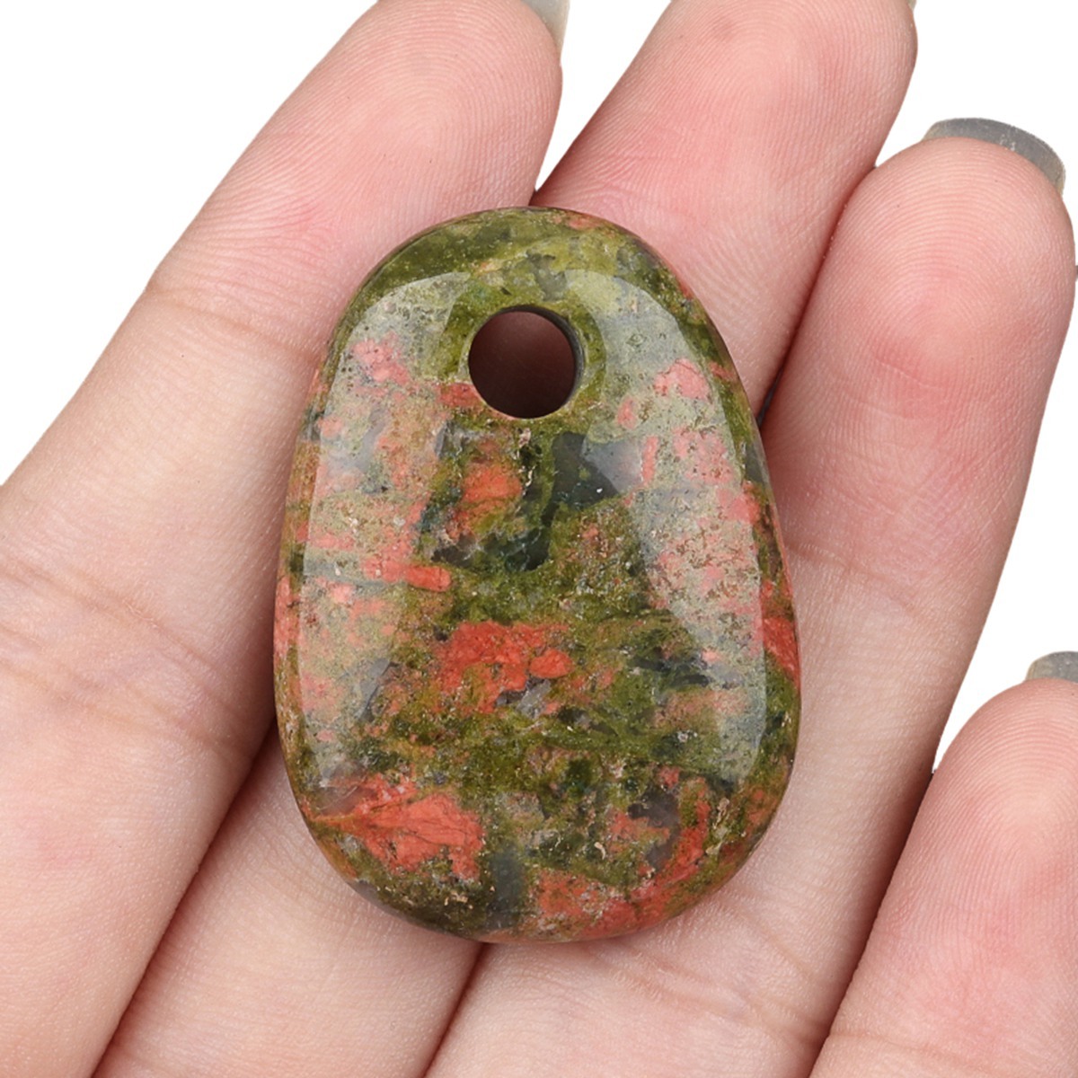 Trapezoid Gemstone Pendant 25X35MM for Making Jewelry
