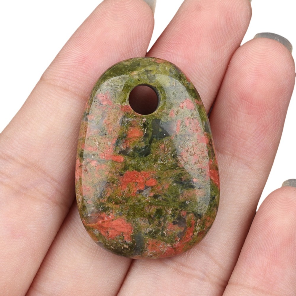 Trapezoid Gemstone Pendant 25X35MM for Making Jewelry