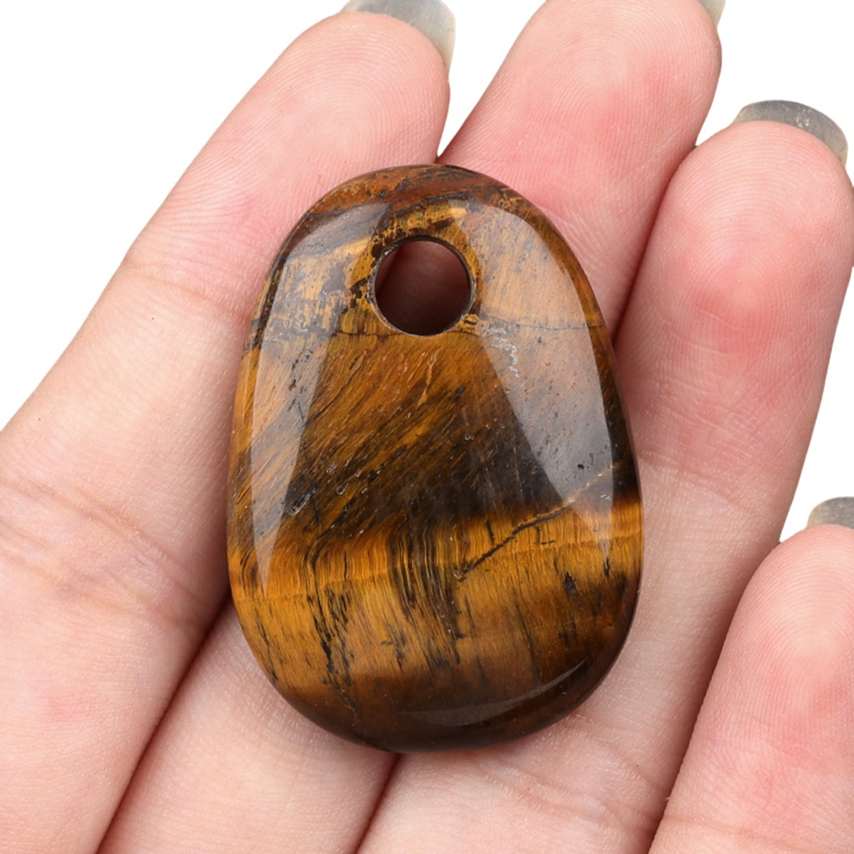 Trapezoid Gemstone Pendant 25X35MM for Making Jewelry