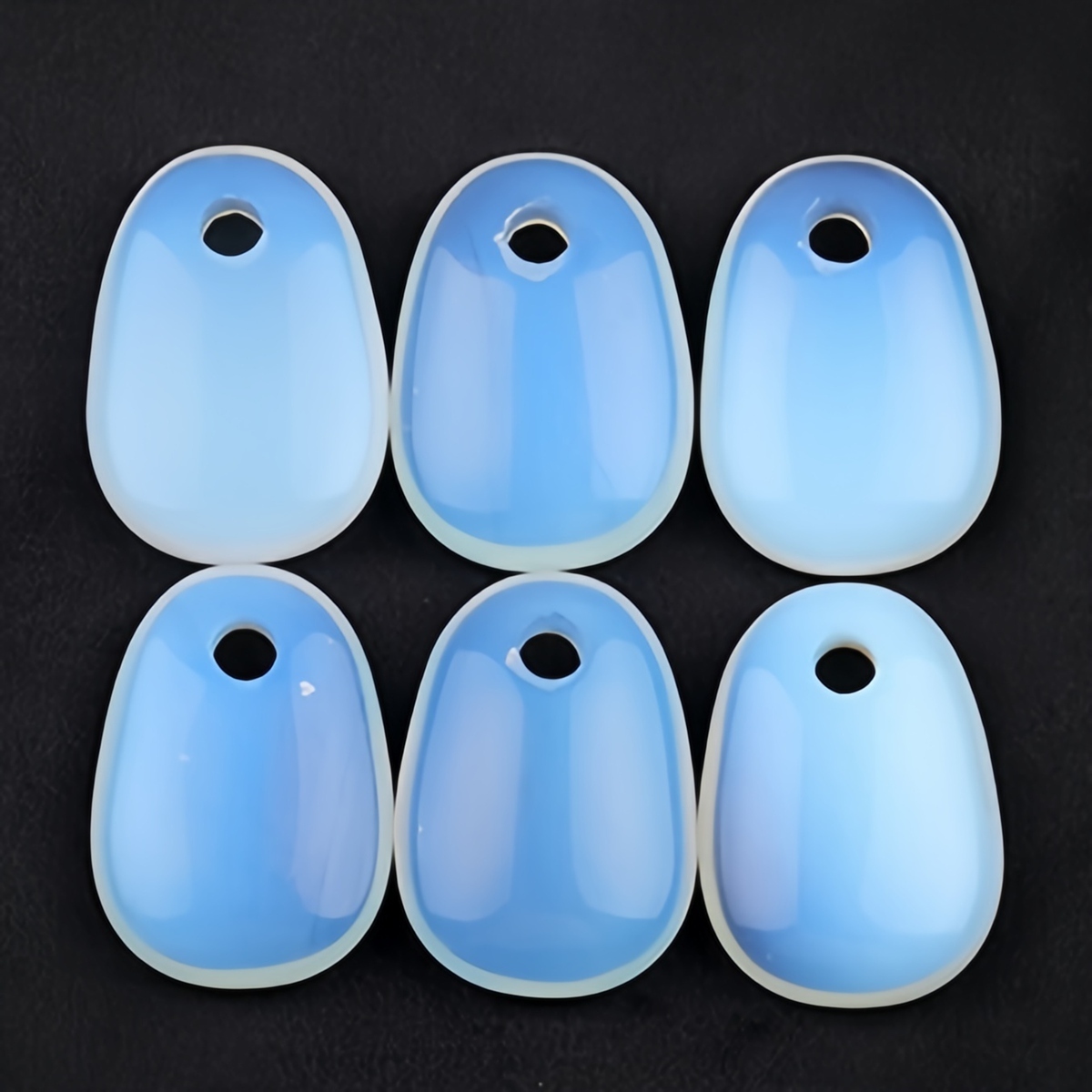 Trapezoid Gemstone Pendant 25X35MM for Making Jewelry