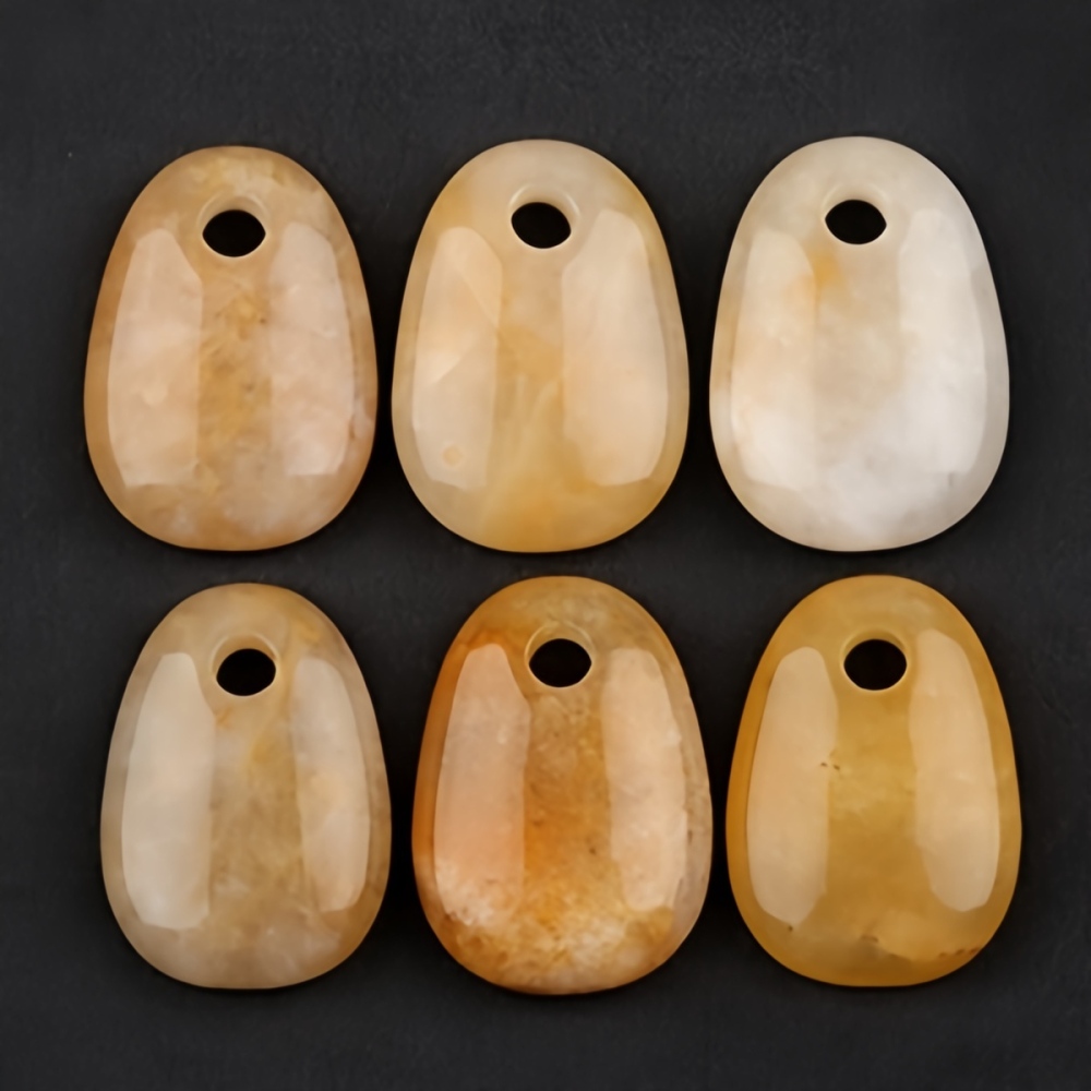 Trapezoid Gemstone Pendant 25X35MM for Making Jewelry