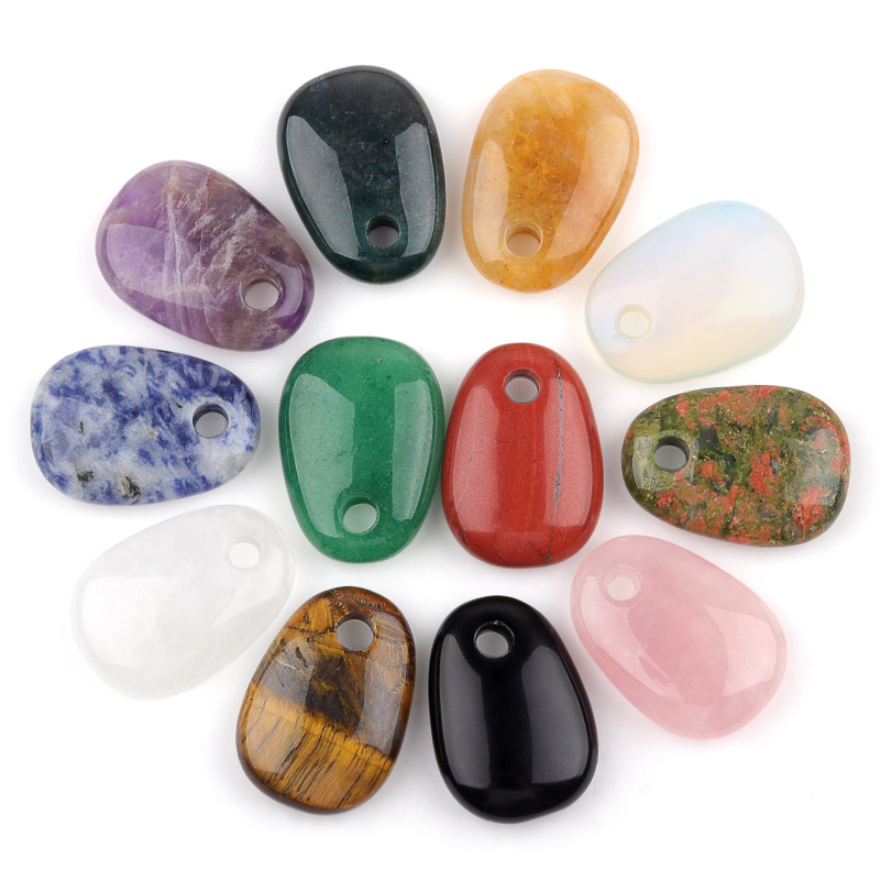 Trapezoid Gemstone Pendant 25X35MM for Making Jewelry