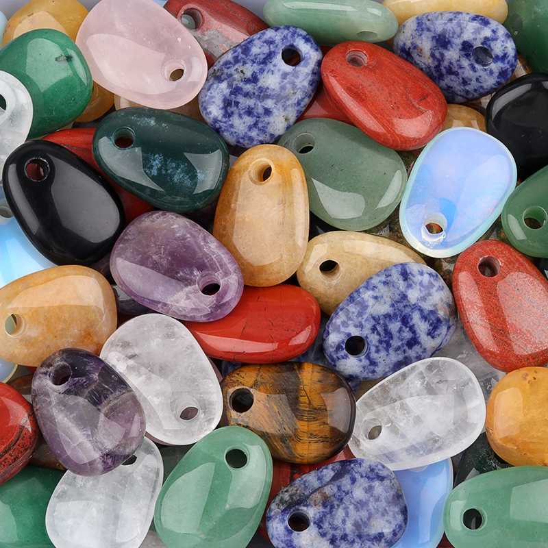 Trapezoid Gemstone Pendant 25X35MM for Making Jewelry