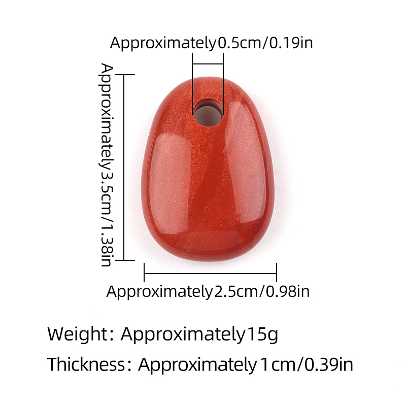 Trapezoid Gemstone Pendant 25X35MM for Making Jewelry