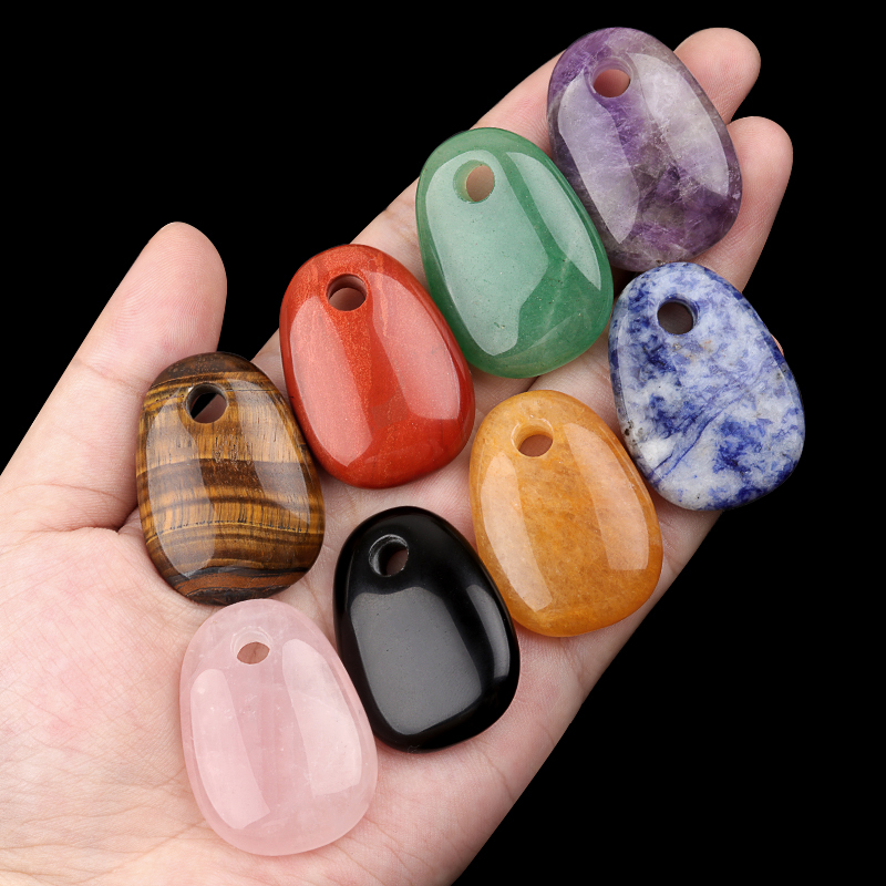 Trapezoid Gemstone Pendant 25X35MM for Making Jewelry