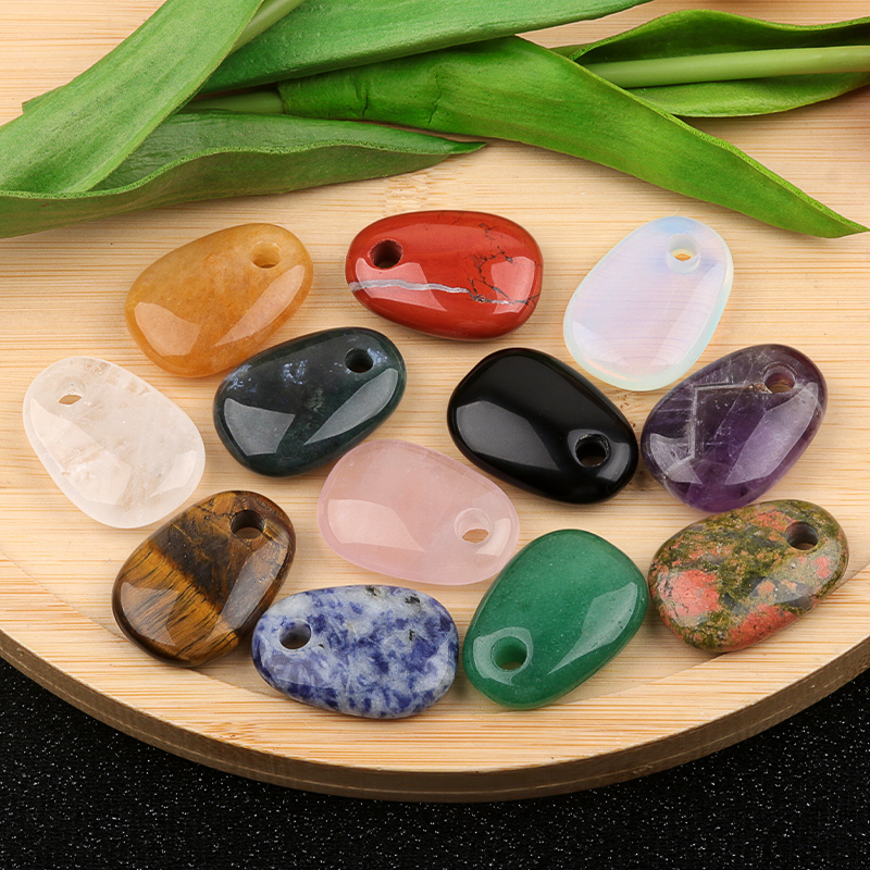 Trapezoid Gemstone Pendant 25X35MM for Making Jewelry