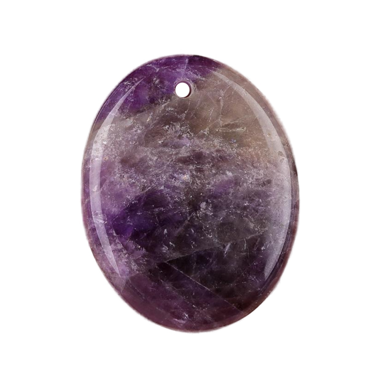 Oval Gemstone Pendant for Making Jewelry 35x45MM Stone Beads Healing Chakra Crystal