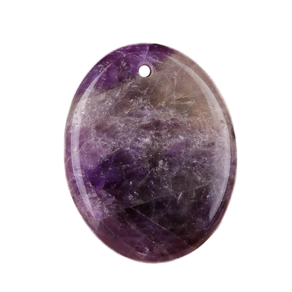 Oval Gemstone Pendant for Making Jewelry 35x45MM Stone Beads Healing Chakra Crystal